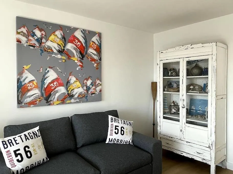 Apartament Hisse Et Oh, T2 Avec Balcon Vue Port Et Parking Vannes
