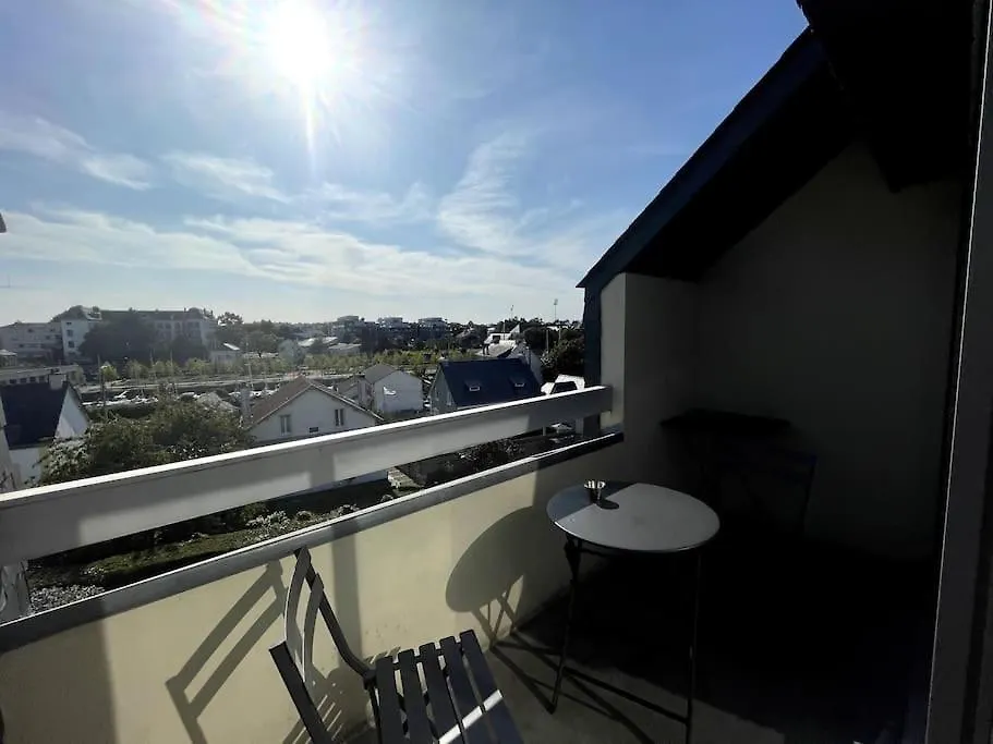 Apartament Hisse Et Oh, T2 Avec Balcon Vue Port Et Parking Vannes 0*,