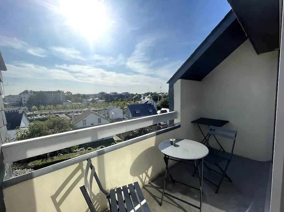 Apartament Hisse Et Oh, T2 Avec Balcon Vue Port Et Parking Vannes Francja